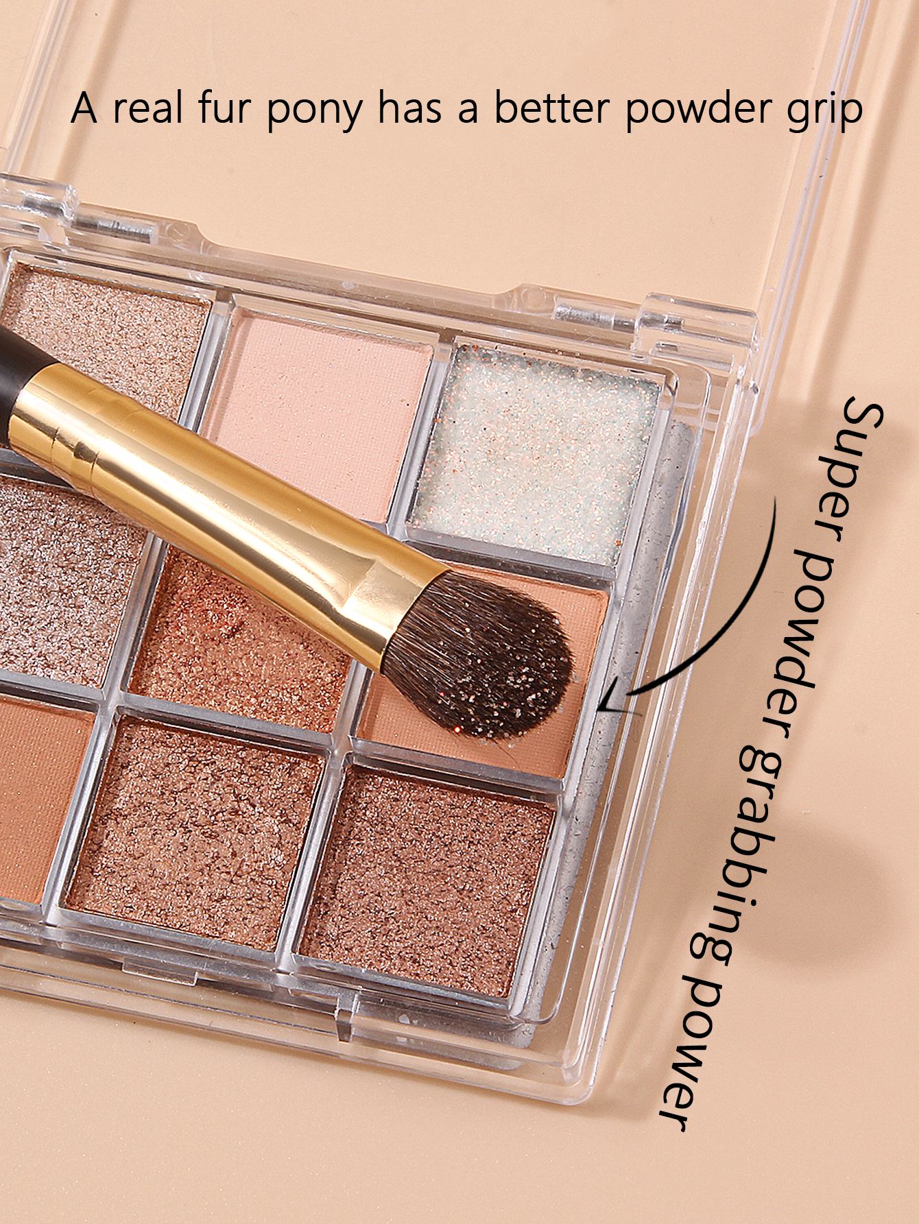 Natural Horse Hair Makeup Brushes Set Makeup Artist Cosmetic Tool Kit