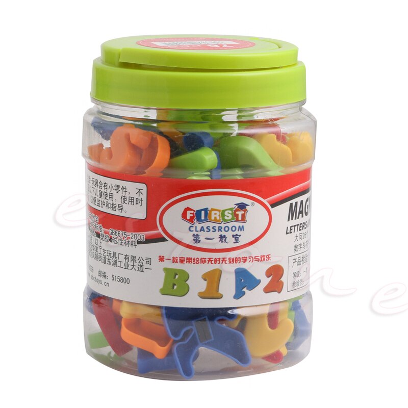 78Pcs Magnetic Letters Numbers Alphabet Capital & Lower Case Learning Toy