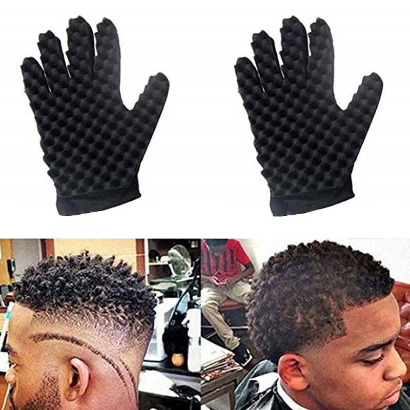 1Pcs Ovale Dubbele Kanten Magic Twist Haar Borstel Spons Wave Haar Twist Braiders Dreads Draaien Sloten Dreadlocks Krul Borstel tool