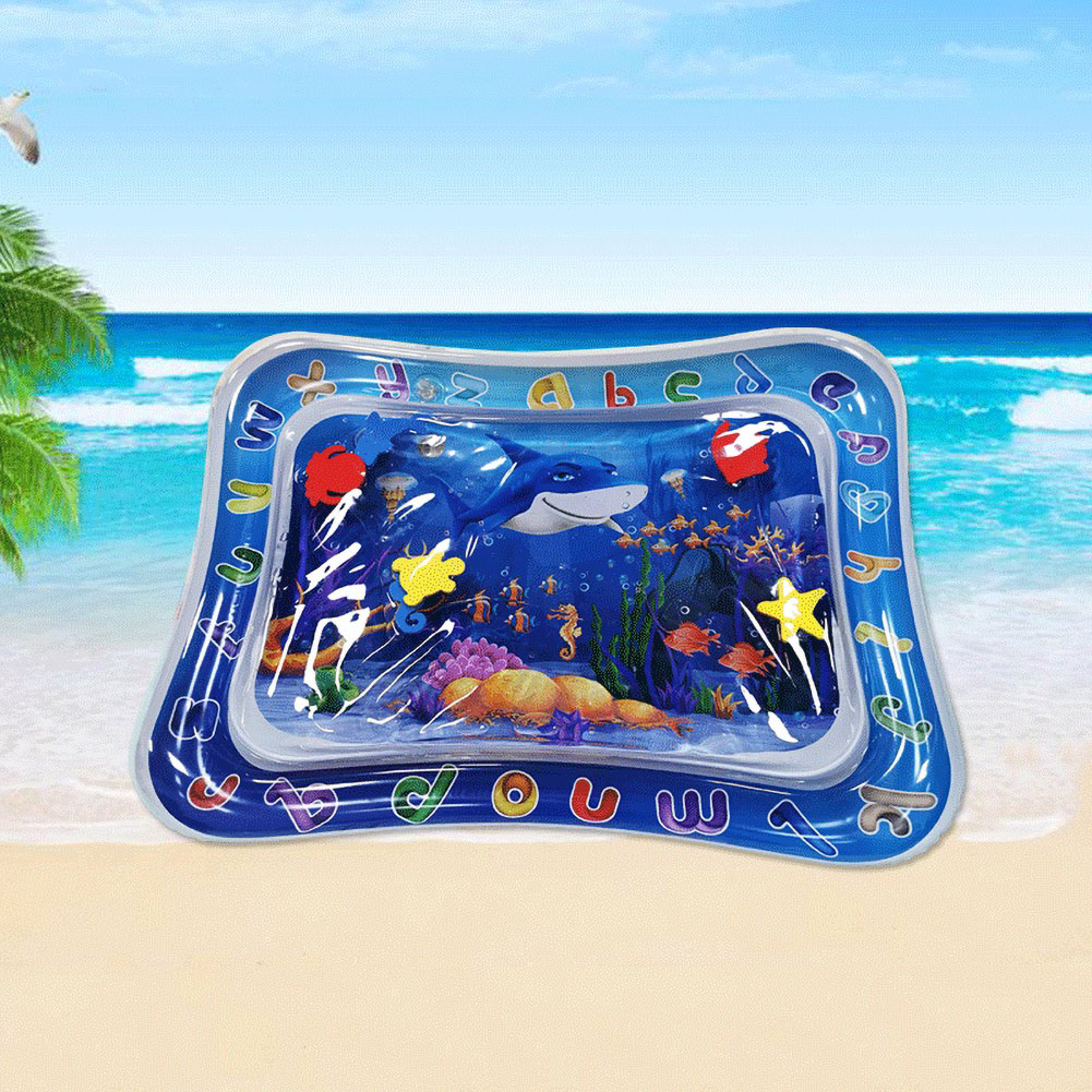 Baby Infant Sea Animal Inflatable Interactive Water Mat Summer Game Play Pad Toy