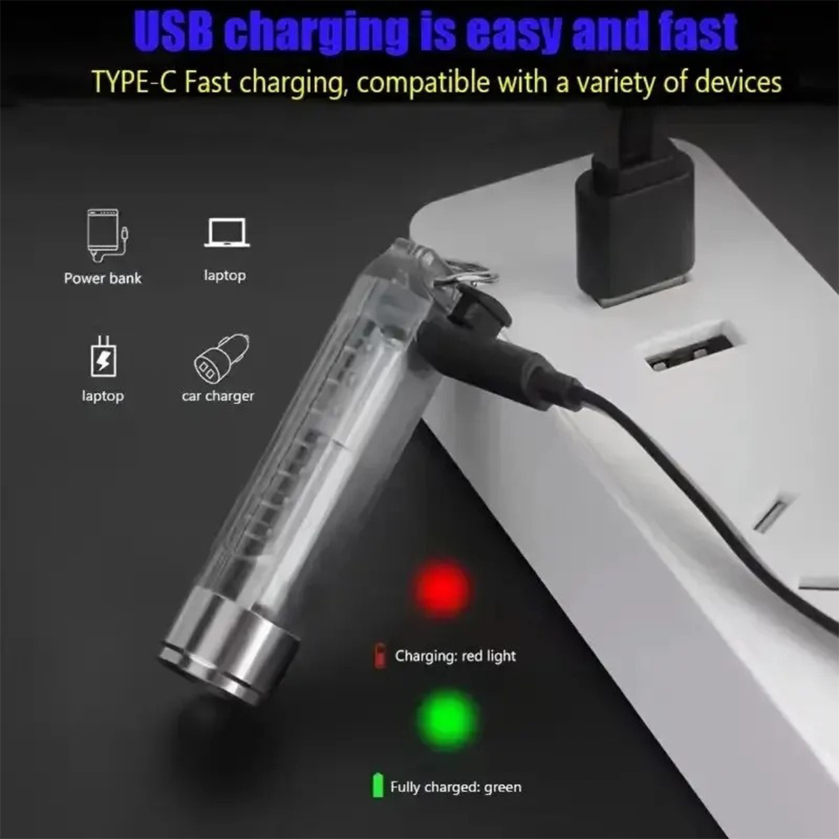 Mini linterna portátil linterna de rescate de emergencia al aire libre linterna de campamento con imán LED cob luz de lectura linterna de coche pesca USB