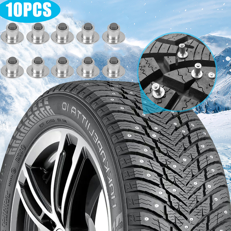 Reifen Anti-Unterhose Nieten für Motorrad Fahrrad Auto Lkw Fahrrad Schuh Sohlen Schnee Legierung NäGel Universal- Winter Schnee Spikes reifen Stollen