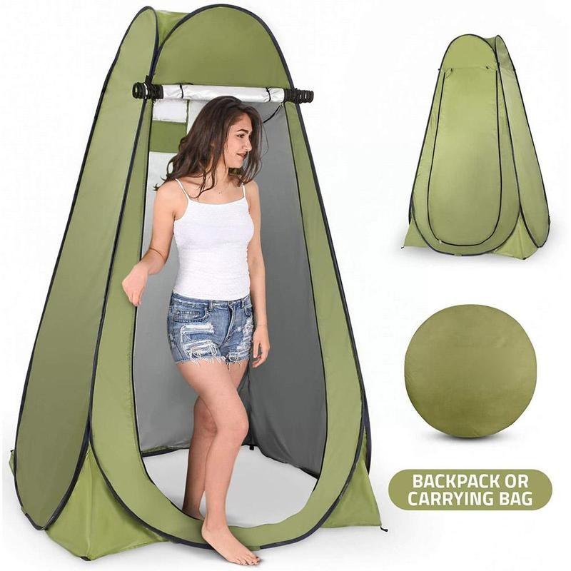 Outdoor Shower Toilet Shelter Privacy Camping Beach Shelter Tent Camping High Equipment Waterproof Tent Portabl R8g0