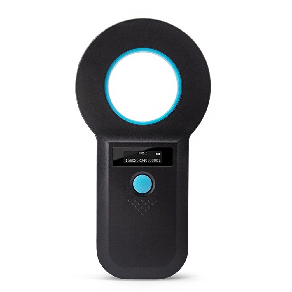 Handheld Animal Pet ID Chip Digital Scanner Rechargable Dog Cat 134.2KHz Identification Tag Card Reader Chip with OLED Display: W90A