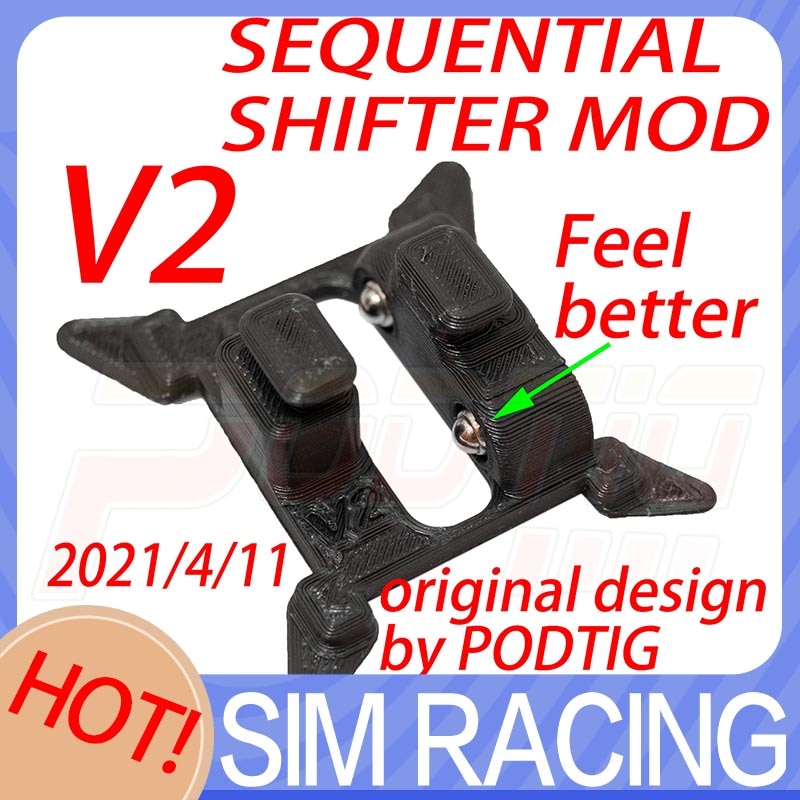 【Podtig】for Logitech G27 Logitech G29 G923 Sequentiële Shifter Mod Simracing Sim Racing
