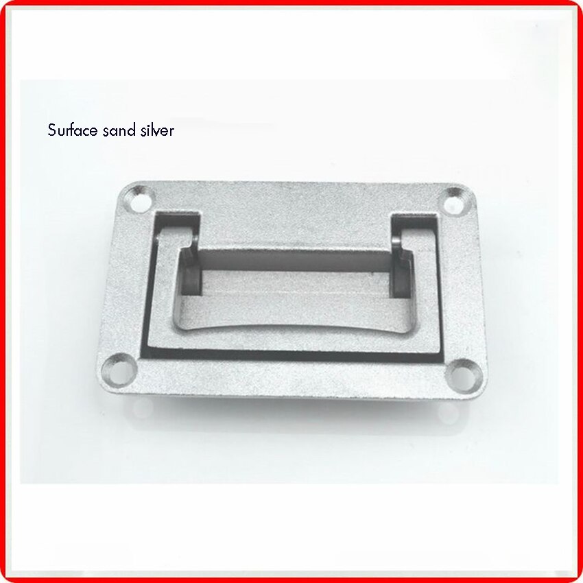 Hidden Recessed Furniture Handle Stainless Steel Square Flush Pull Ring Handle for Door Drawer Cupboard Cabinet Marine Boat
