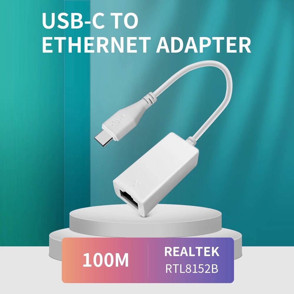 Adaptateur USB-C Vers Ethernet Gigabit - Connexion Filaire Rapide Pour MacBook, PC Portables Et Smartphones