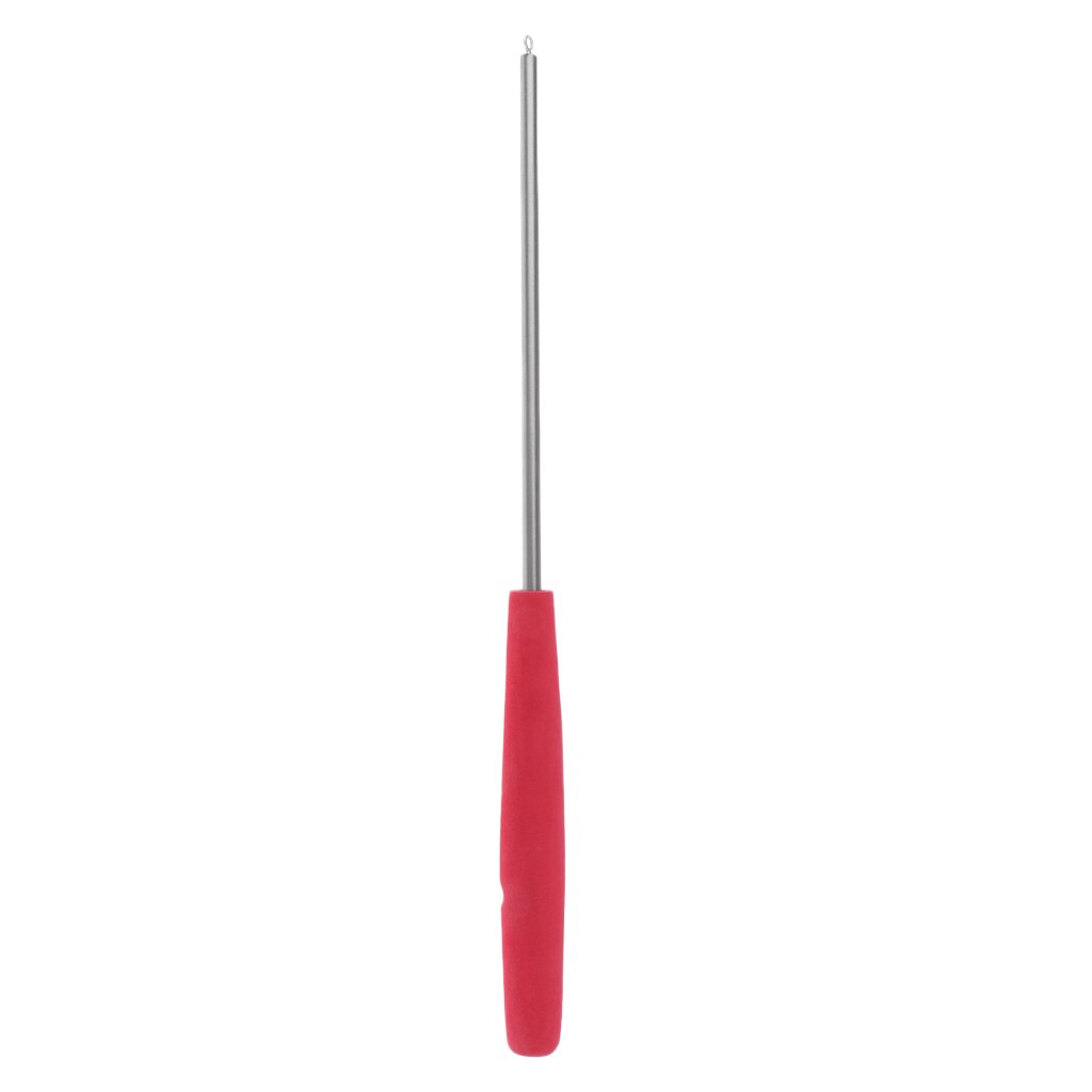Mini portabel teleskop, fiskespö, stång, fickfiskespö, för små fiskar, för husdjur röd