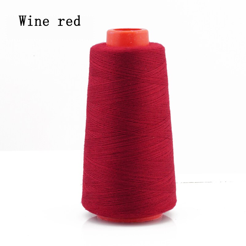 3000 Yards Polyester Sewing Machine Line 402 Pagoda Line Fine Line High Speed Flat Sewing Machine Line: Wine red
