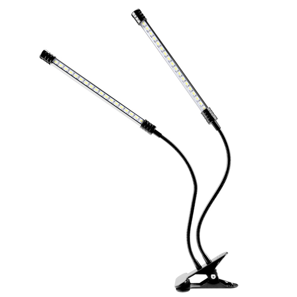 LED Plant Grow Light 5 Light Dimming Timing Flexible Clip USB Linear Seedling Lamp Full Spectrum Waterproof Plant Fill Light: 18W
