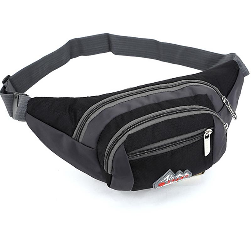 Sac de taille ceinture pour Fanny Pack drôle hommes femmes mâle femme Bananka hanche Bum téléphone Sac banane sur la pochette pratique argent Sachet Sac à main: Black