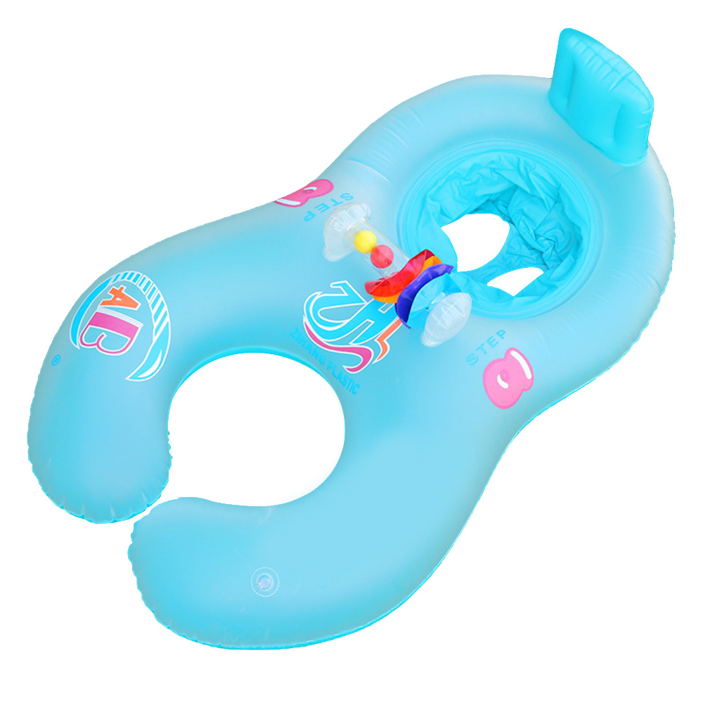 Moeder Kind Opblaasbare Ring Zwemmen Cirkel Baby Float Opblaasbare Swimtrainer Dubbele Vlot Ringen Speelgoed Zwembad Accessoires: 9