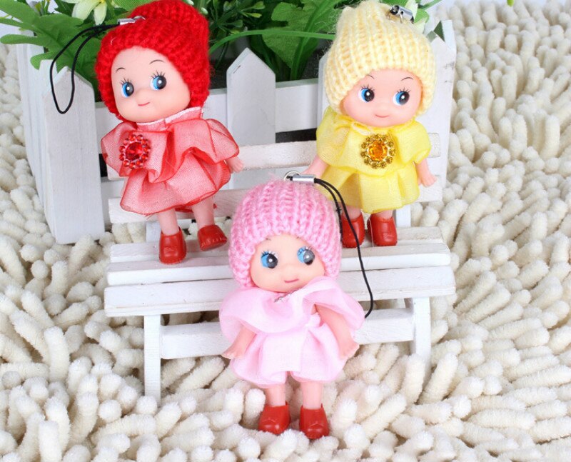 1Stck Mini Verwirrt GEFÜLLTE Puppe Anhänger Ornament Kawaii mädchen Mini Puppe Beste Spielzeug für Mädchen