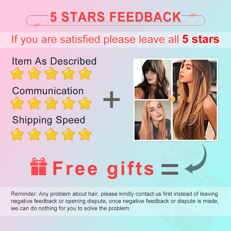 AISI Beauty Long Water Wave Synthetic Wigs with Bangs Mix Brown Wig for Women Pink Red Black Heat Resistant Hair
