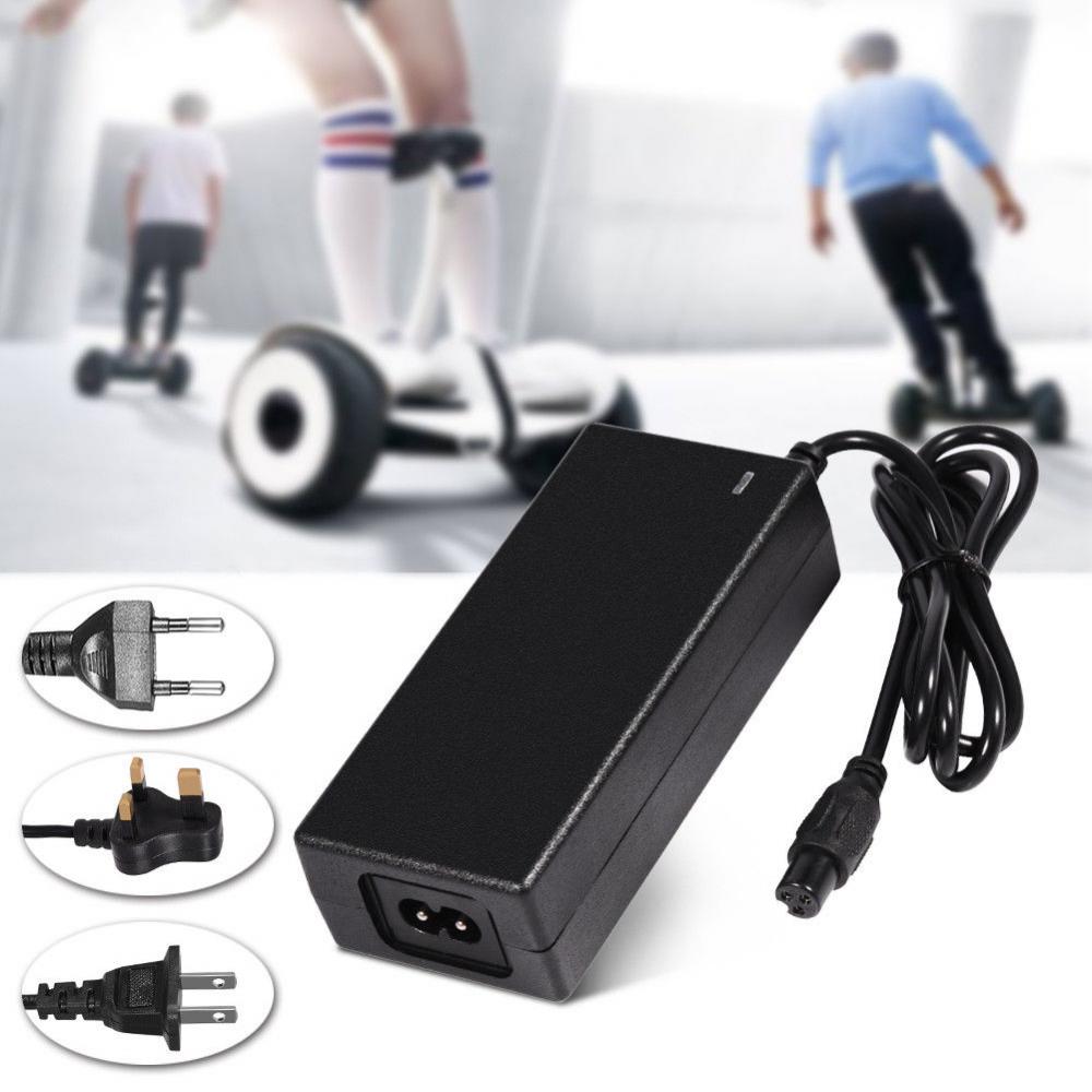 42v 2a eu/us/uk stekkerlader elektrische scooter auto acculader voedingsadapter balancerend hoverboard