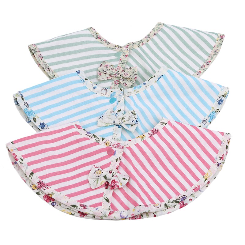 Baby slabbetje speeksel handdoek boerendoeken katoenen zakje moeder baby benodigdheden baby slabbetjes kant strik schattig slabbetje 360 ronde slabbetjes