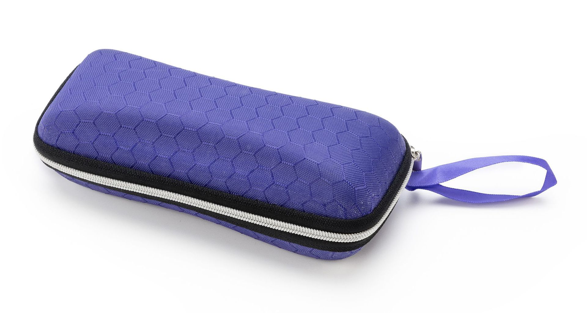 Woemn nowe modne okulary Obudowa solidny Colir plaster miodu pudełko na okulary przeciwsłoneczne damskie zamek błyskawiczny kwadratowe okulary Obudowa akcesoria robić okularów: purpurowy