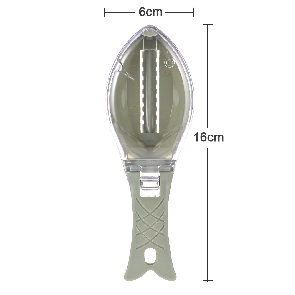 Vissen Schaal Borstel Raspen Snelle Verwijderen Schubben Huid Borstel Schrapen Vis Mes Cleaning Peeler Scaler Schraper Keuken Gereedschap