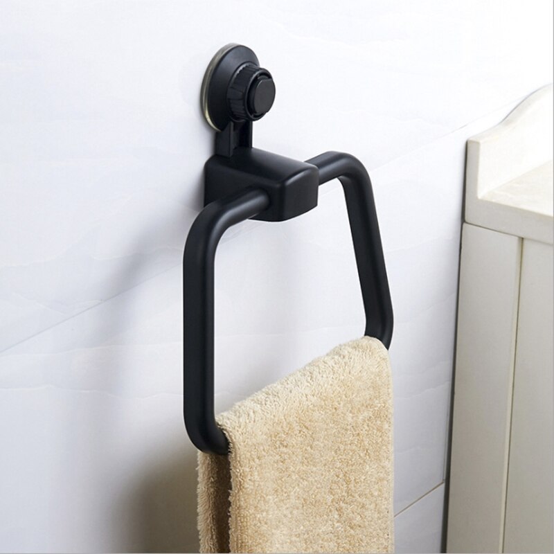 Handdoek Ring Vacuüm Sterke Zuignap Punch Gratis Keuken Handdoek Haak Huishoudelijke Geen Spoor Opslag Plank