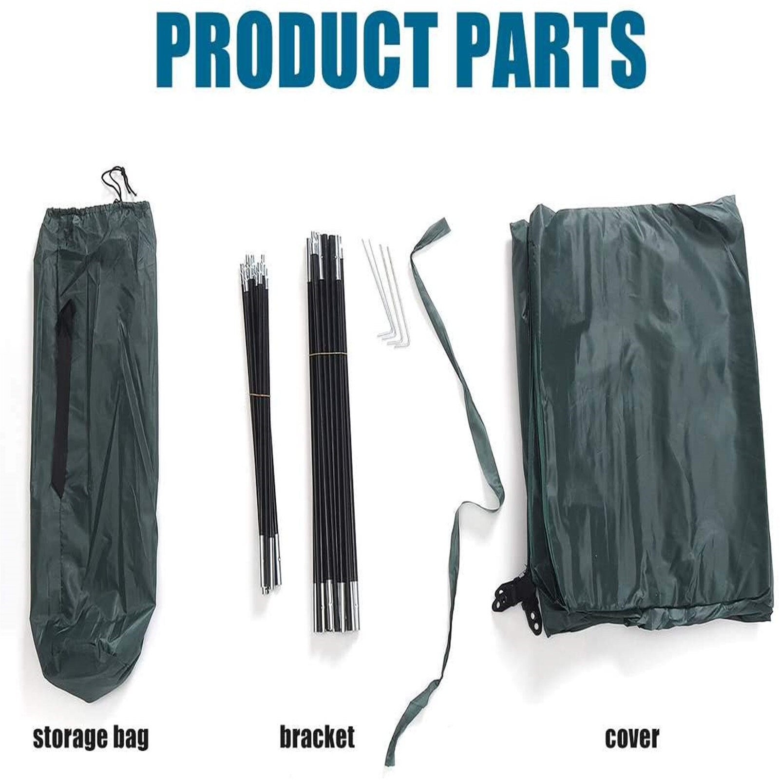 Waterproof Outdoor Camping Tent For Bike Storage Shed PE Bicycle Storage Shed Window Camping Sunshelter Accessories