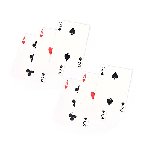 2 Sets Magic 3 Drie Card Trick Card Classic Magic Speelkaarten Familie Grappig Spel