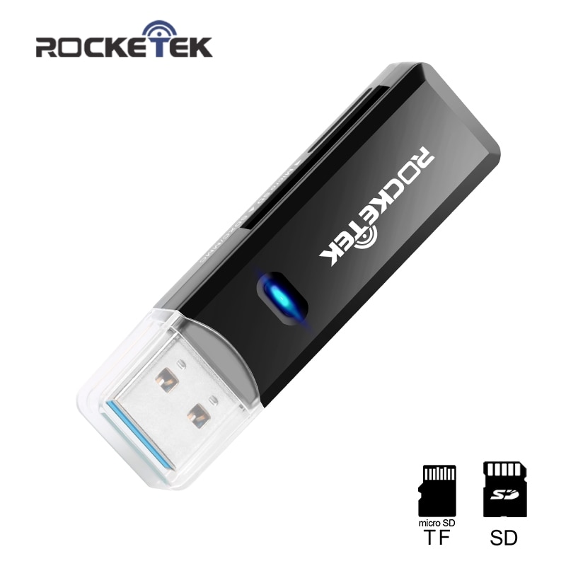 Rocketek usb 3.0 multi memory card reader adapter cardreader for micro SD/TF microsd readers laptop computer
