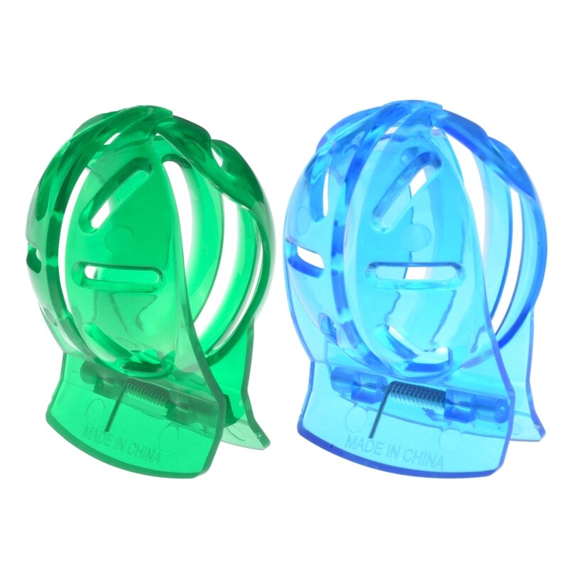 2x Golf Ball Line Liner Marker Multi-Template Drawing Alignment Marks Sign Tools: Green Blue