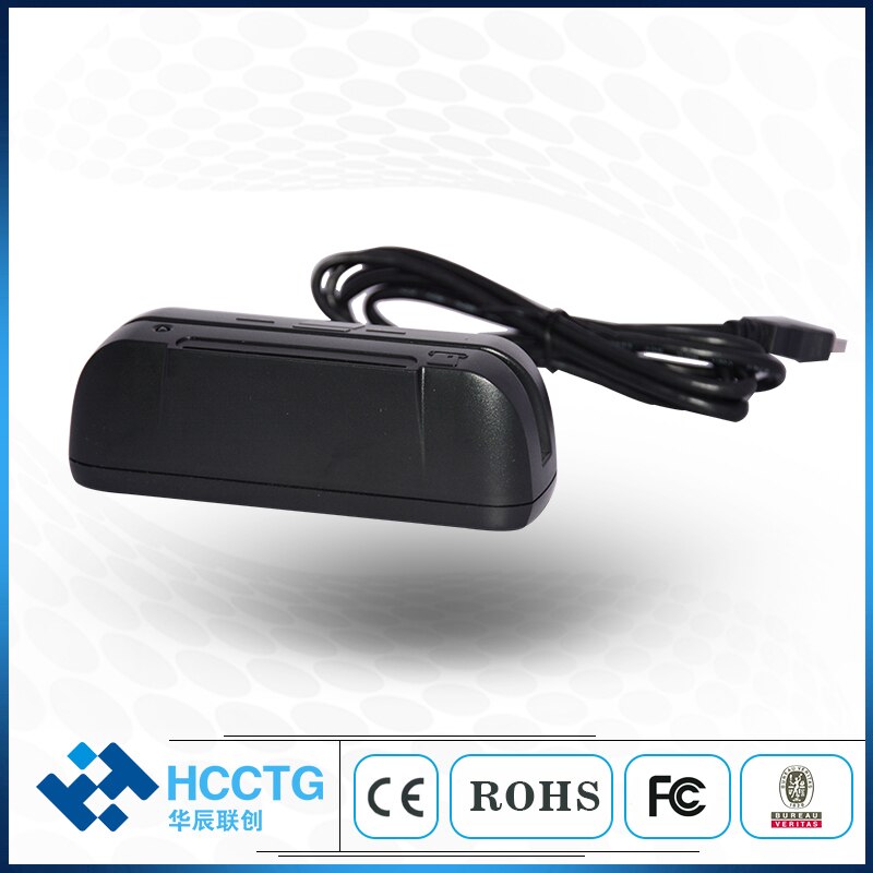Handheld Small ISO7816 Smart NFC MSR Reader Writer HCC790U-SF