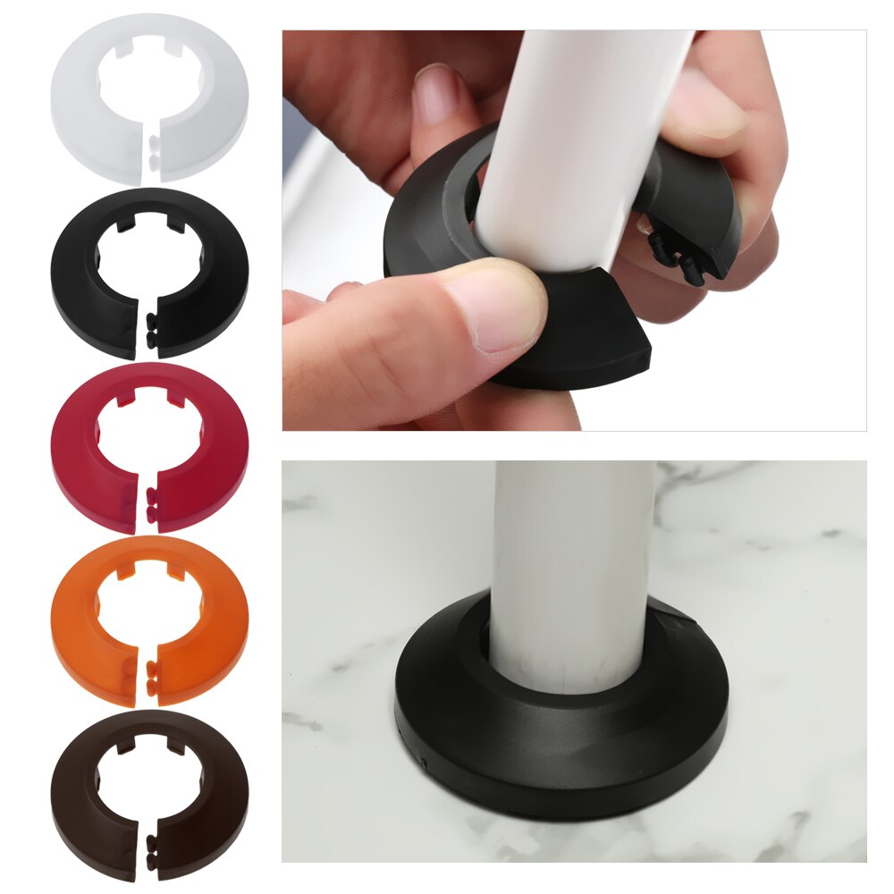 1PC Universal Multicolor Rohr Dekorative Abdeckung Winkel Ventil Heizkörper Rohr Abdeckungen Plumb-Pak Rohr Für Wand Kanäle Wasserhahn zubehör
