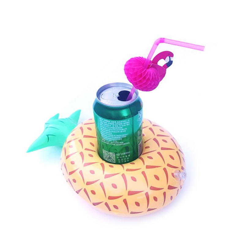 Cute And Inflatable Inflatable Water Floating Drink Cup Holder Coaster Summer Party Pool Decoration Floating Drink Rack