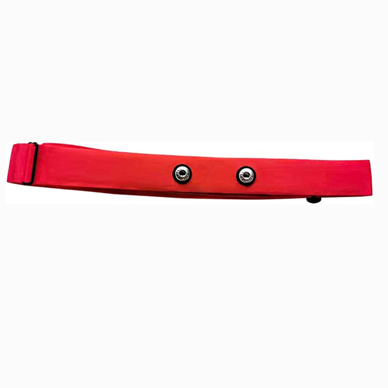 Correa suave de repuesto para Monitor de ritmo cardíaco, banda ajustable Compatible con Wahoo Tickr Polar H7 H9 H10 Garmin Coospo XOSS, 1 ud.: Rojo