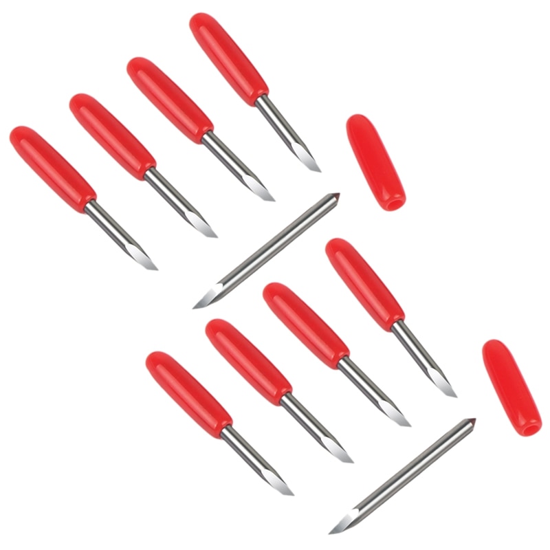 10Pcs 45 Degree Cutting Replacement Blades for Cricut Explore Air/Air 2 Maker Expression Vinyl Cutting Machines: Default Title