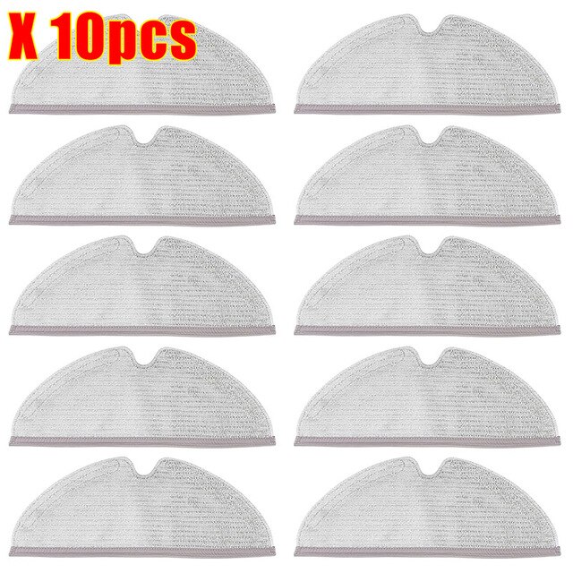 Paño de mopa espaÃ a para XiaoMi Roborock S50 S51 S55 S6 S60 S5 Max S6 MaxV S6 puro Aspiradora Robótica RP trapo Accesorios: 10pcs