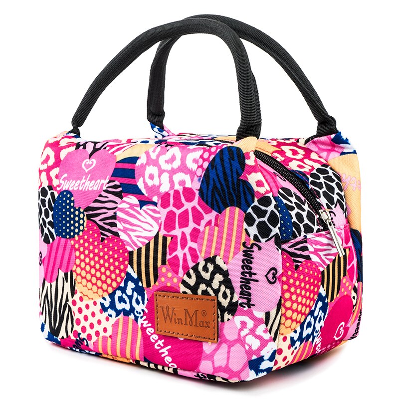 Vrouwen Functionele Koeler Lunchbox Tas Draagbare Geïsoleerde Thicken Hand Lunch Tas Tote Thermische Voedsel Picknick Lunch Tassen Voor kids