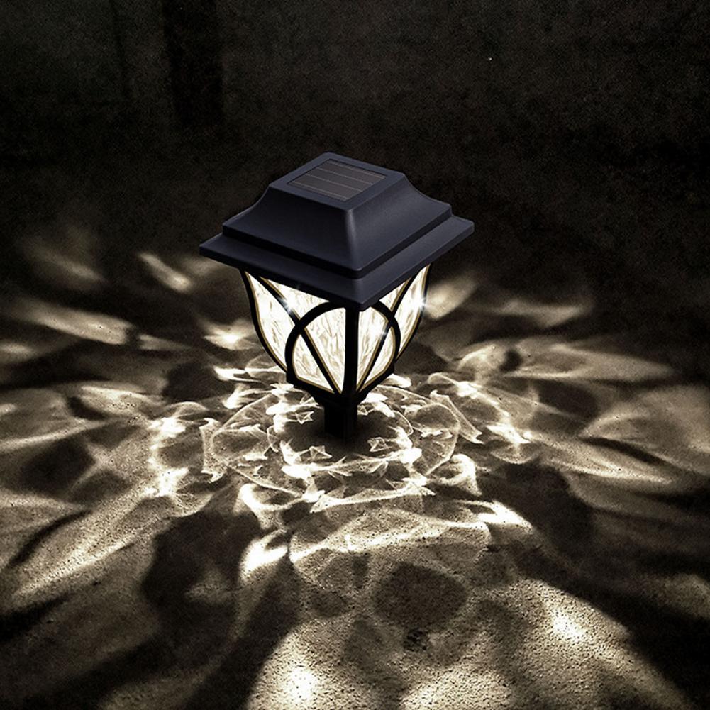 2 szt. Lampy ogrodowe na energię słoneczną słoneczny chodnik lampa krajobrazowa zewnętrzna wodoodporna robić ogrodów dziedzińce chodniki robić dekoracji ogrodu