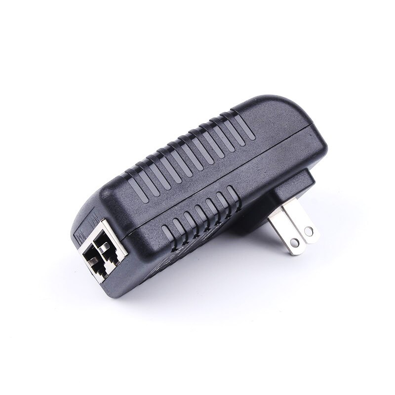 Inyector POE 24V 1A adaptador de suministro de alimentador poE adaptador de Ethernet US EU enchufe suministro para cámara de videovigilancia IP