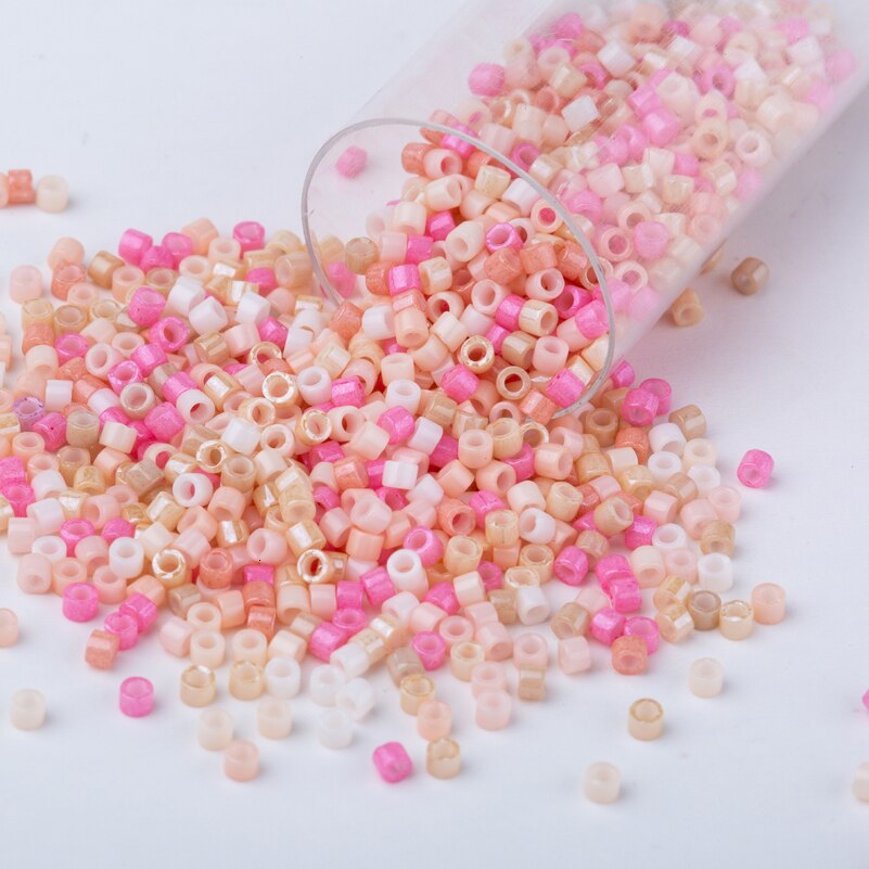 Soather miyuki 11/0 seedbeads delica glasperler japanske kvinder armbånd perle til håndværk festkjole laver 3g ca. 600 stk.: Dbmix 25