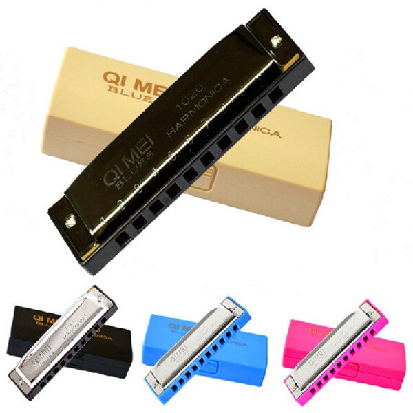 10 fori Armonica colorato C chiave Armonica rosso Diatonica Bocca Ogan Arpa Strumenti Musicali Professionale 10 Fori Armonica