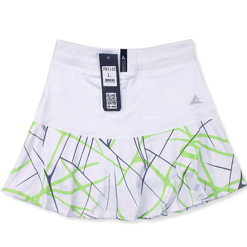 Damesport tennis para ropa deporte tenis mujer dame badminton med sikkerhetsshorts stripet golfskjørt falda pantalon skorts: Hvit / Xxl