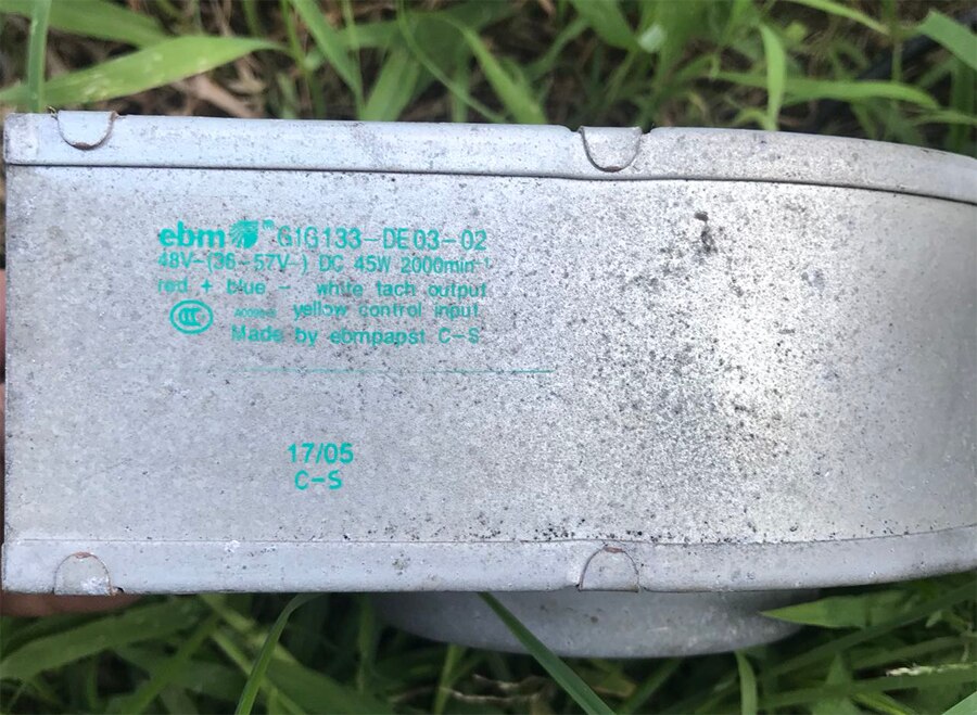 EBM DC48V 45W German Turbine Centrifugal Air Purification Fan air blower G1G133-DE03-02 220V