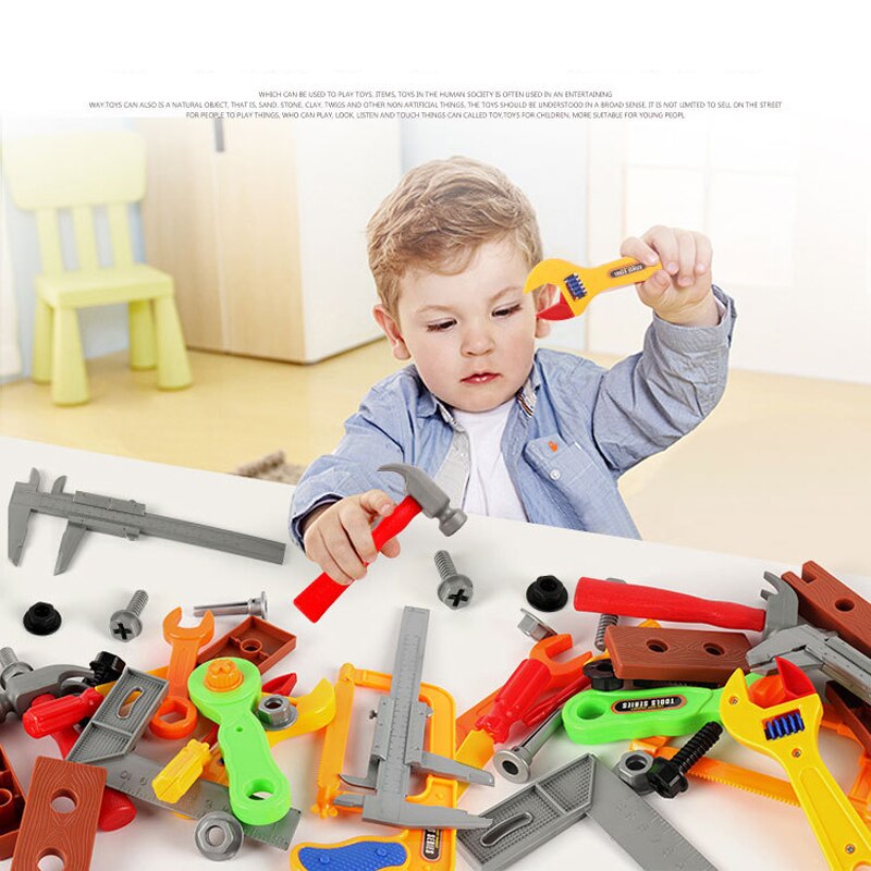37 Diy Grensoverschrijdende Kinderen Simulatie Spel Huis Speelgoed Set Boor Helm Set Reparatie Tools Speelgoed Kleuterschool Onderwijs Levert