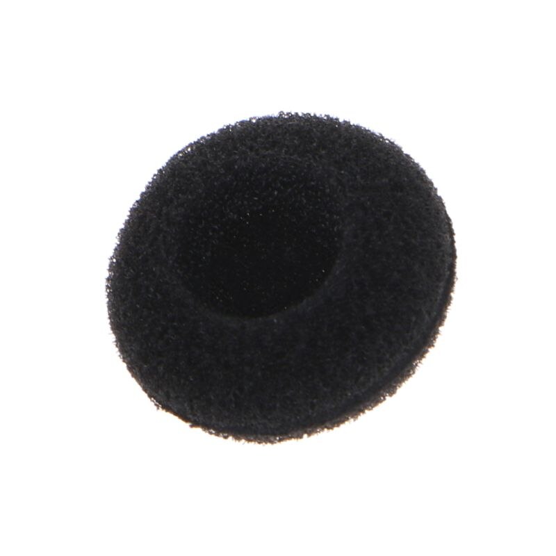 Almohadillas de silicona suave para los auriculares, almohadillas transparentes para los auriculares, accesorios de espuma negra para Plantronics Voyager 5200