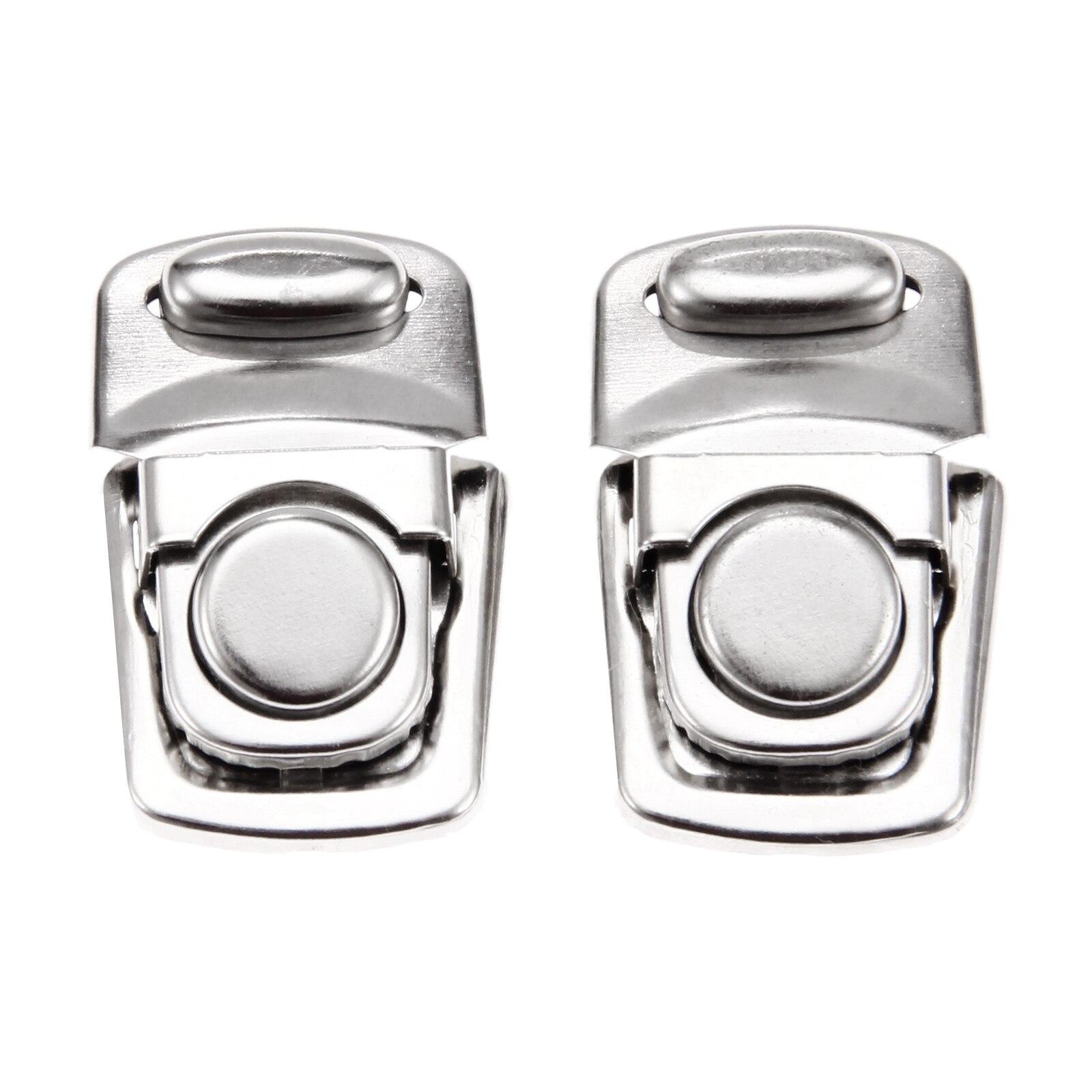 10/2Pcs Silver Bag Clasps Metal Box Lock Buckles Hasp Latch Jewelry Case Wine Boxes DIY Handmade Bags 28*45mm/1.10*1.77in: 2pcs