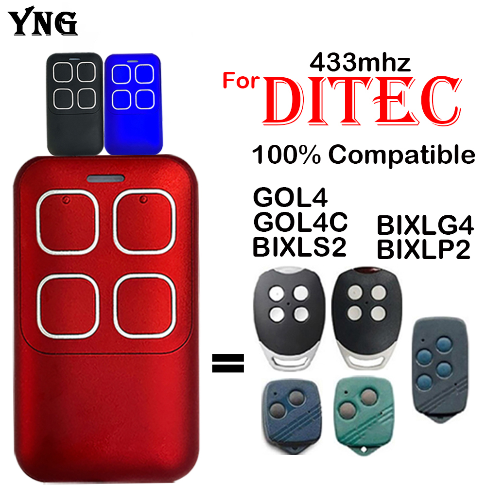 Telecomando DITEC DITEC GOL4 GOL4C BIXLG4 BIXLS2 BIXLP2 trasmettitore senza fili apriporta comando box auto