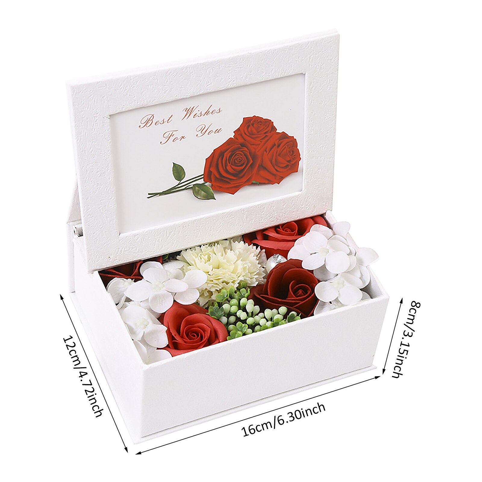 Everlasting Flower Photo Frame Box DIY Frame Rose Flower Emits A Fragrance Like Flowers Perfect For Valentine's Day