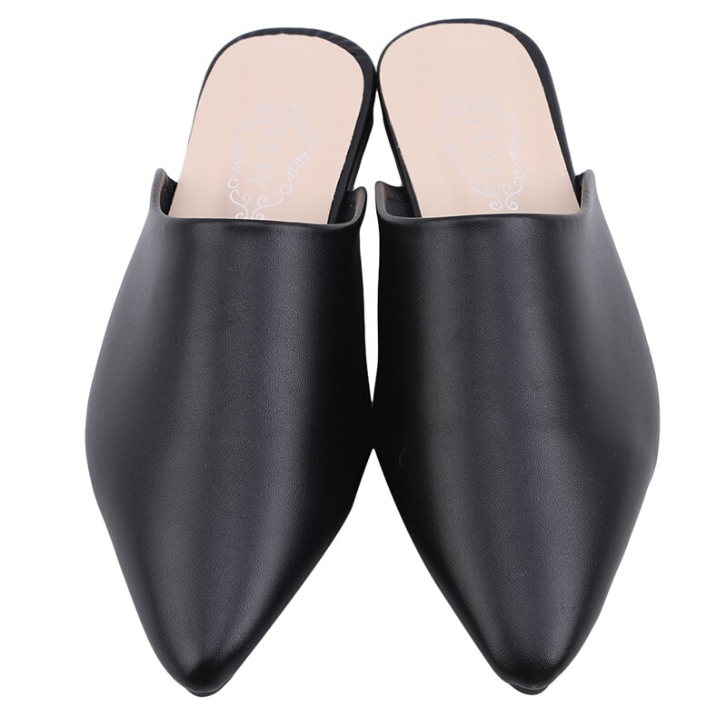 Mules Women Harberd Women's Buckle Mules Flats Mesh Pointed Toe