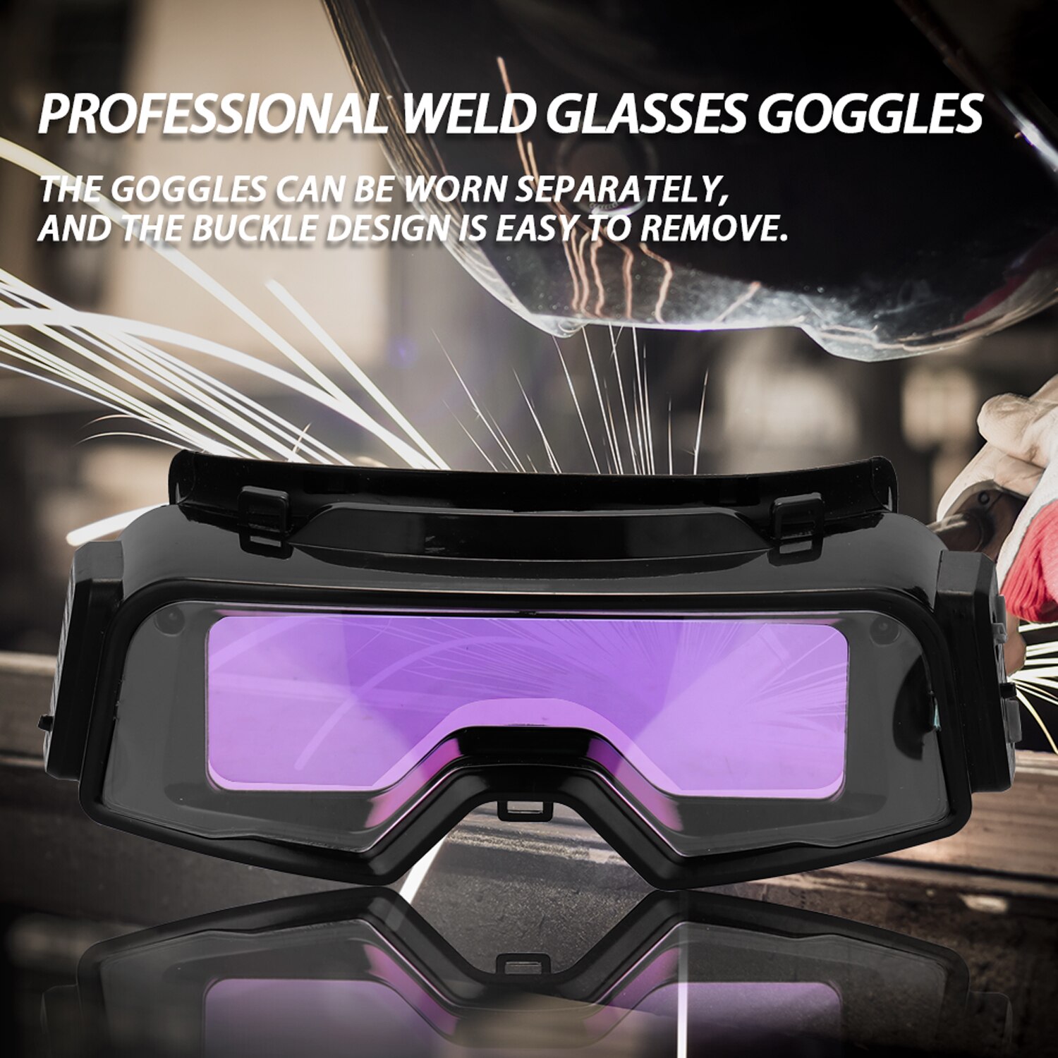 Auto Darkening Welding Goggles for TIG MIG MMA Weld Glasses Goggles Multifunction Utility Tool