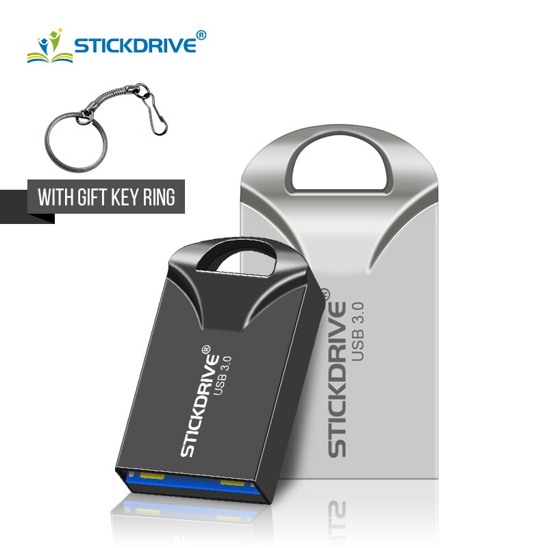 Super mini USB 3.0 metal USB flash drive 64GB 32GB 16GB 8GB portable pen drive usb 3.0 usb stick Storage flash disk for car