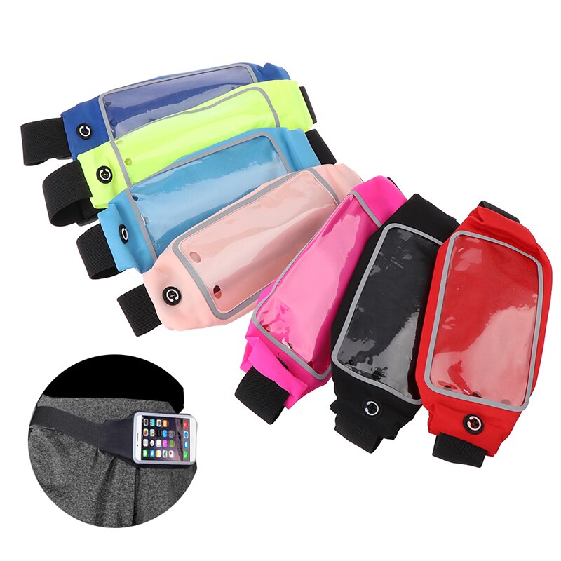 Sports Running Waist Bag Outdoor Jogging Belt Waterproof Phone Bag Case Gym Waist Holder Cover
