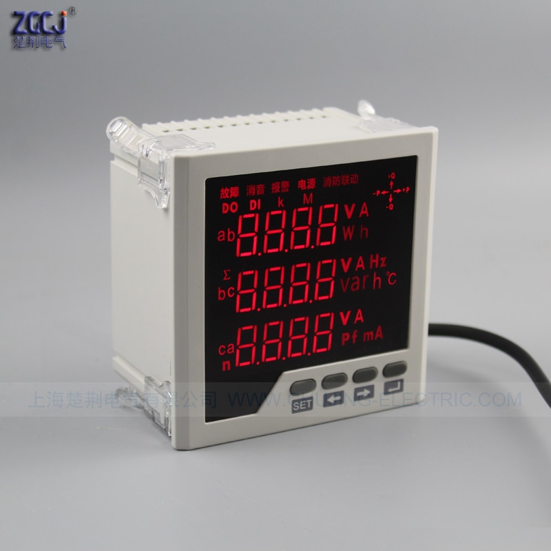 3 phase meter multifunction panel meter Measure and display 3 phase electric parameters panel meter 3 phase power multimeter
